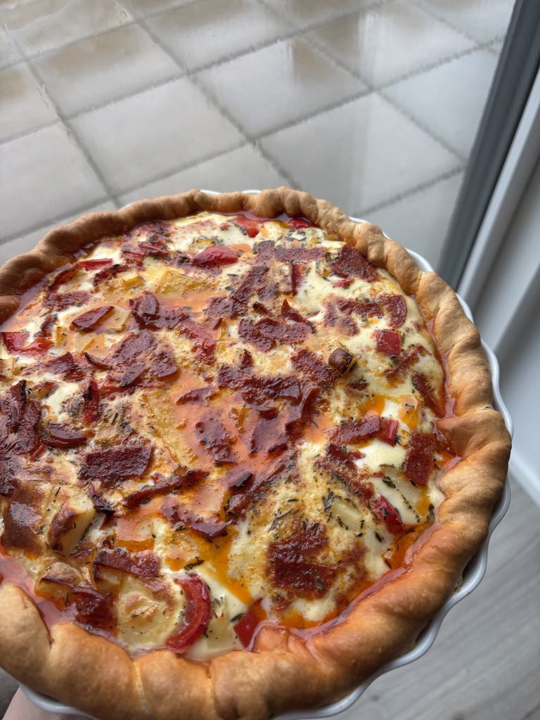 Kartoffel-pizza tærte